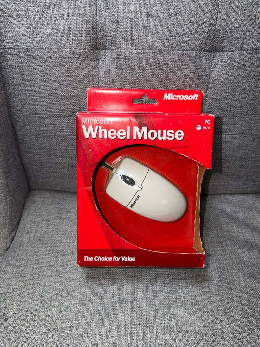 Microsoft Wheel Mouse Optical PS/2 New In Box